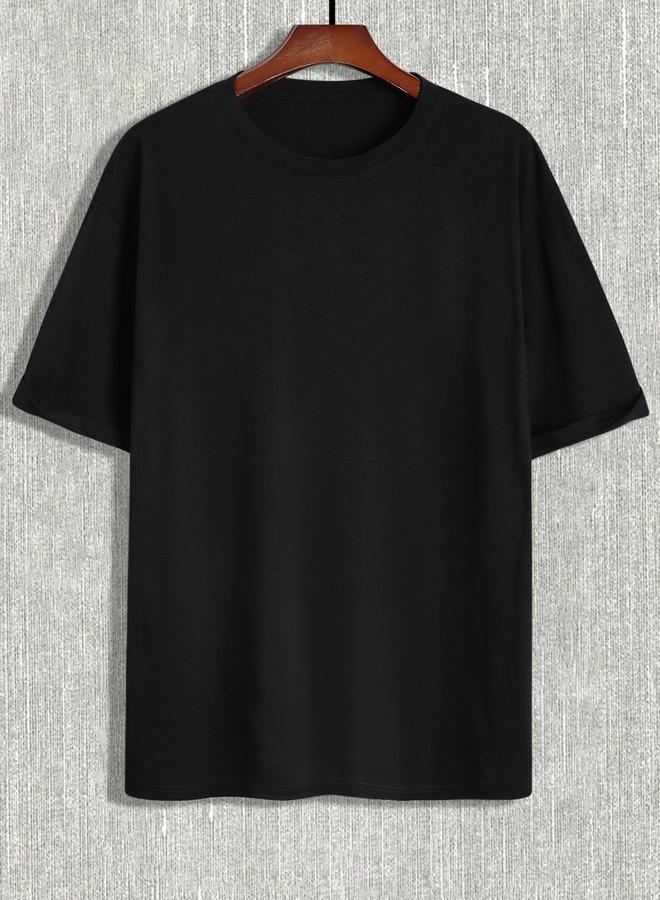 Take Two Men Relaxed Fit Black Short Sleeve T-Shirt - Image 2